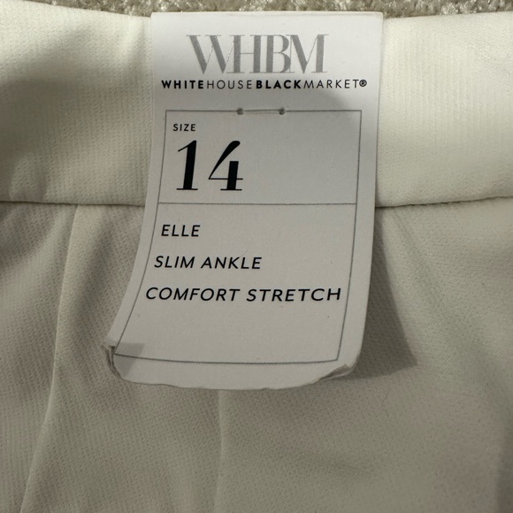 NWT- White House Black Market Elle Slim Ankle Comfort Stretch - Picture 3 of 4